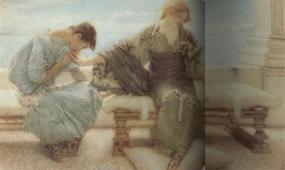 Alma-Tadema, Sir Lawrence Ask Me No More (mk23) Sweden oil painting art